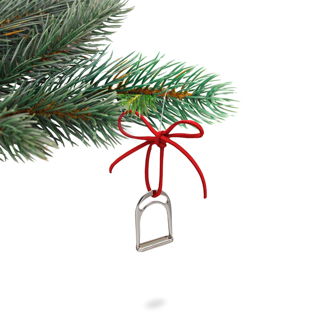 Instructions for stirrup ornament with bow